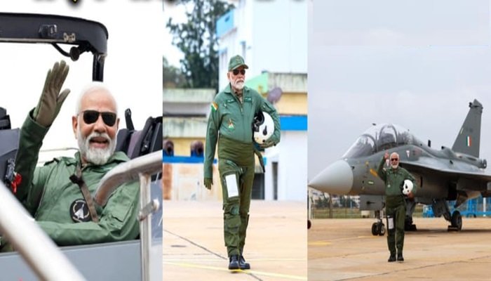 प्रधानमंत्री मोदी ने तेजस विमान में भरी उड़ान, HAL की फैसिलिटी का भी किया दौरा