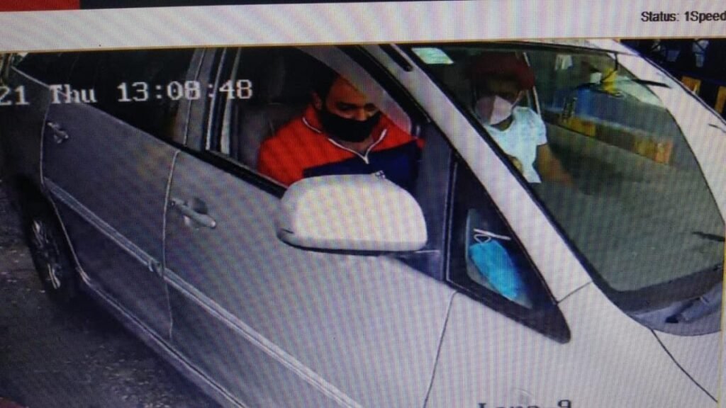CCTV footage of wrestler Sushil 