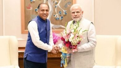मुख्यमंत्री जय राम ठाकुर ने प्रधानमंत्री मोदी से की मुलाकात