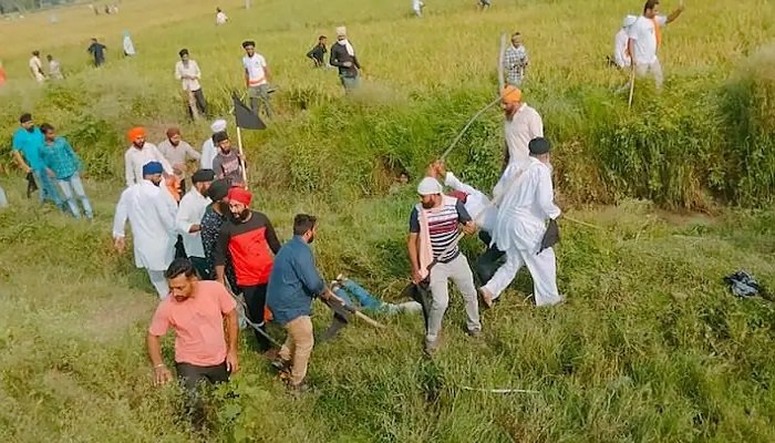 लखीमपुर खेरी:4 किसानों सहित 8 लोगों की हुई मौत