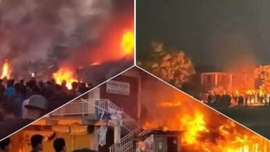 मणिपुर में फिर भड़की हिंसा, कांग्रेस विधायक के आवास समेत 100 घरों में लगाई आग