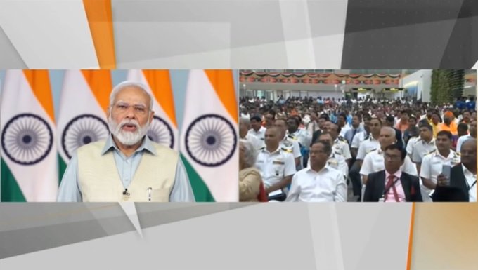 वीर सावरकर इंटरनेशनल एयरपोर्ट के नए टर्मिनल का उद्घाटन, PM Modi ने विपक्षी एकता बैठक को घेरा