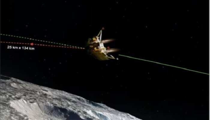 फाइनल डीबूस्टिंग के जरिए कम की गई चंद्रयान-3 की स्‍पीड, अब चांद से दूरी सिर्फ 25km