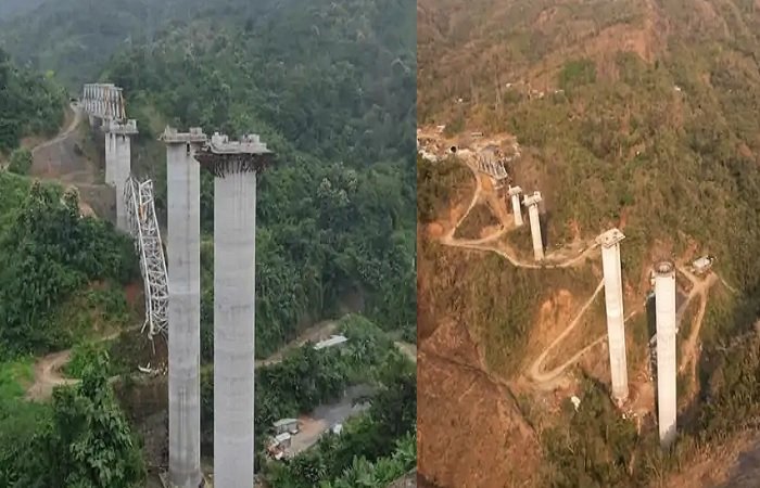 मिजोरम में गिरा निर्माणाधीन रेलवे पुल, 17 मजदूरों की मौत की खबर